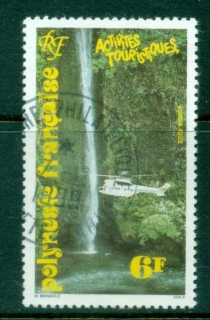 French-Polynesia-1992-Tourism 6f Waterfall