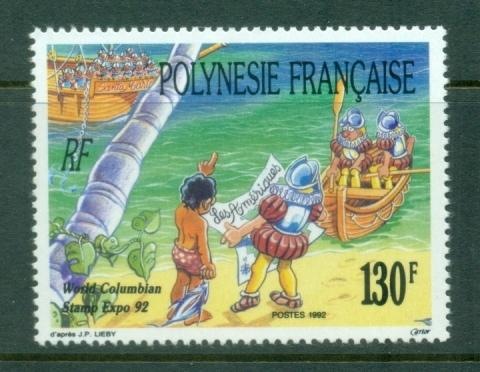 French Polynesia 1992 Discovery of America 500th Anniv.