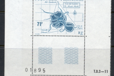 French-Polynesia-1990-Maori Settlers & Maps 71f