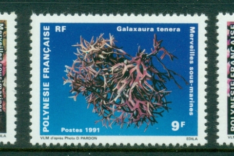 French-Polynesia-1991-Marine Life, Corals