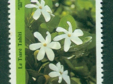 French-Polynesia-1990-Tiare Flower 30f