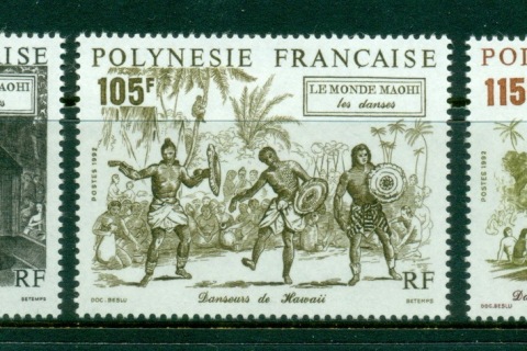 French-Polynesia-1992-Traditional dancers