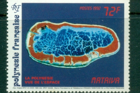 French-Polynesia-1992-International Space year 72f