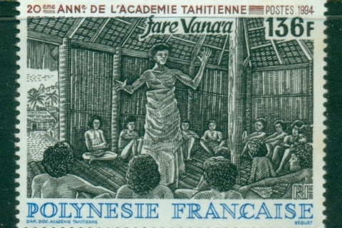 French-Polynesia-1994 Tahitian Academy 20th Anniv.