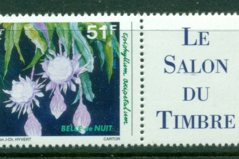 French-Polynesia-1994-Flowers, Stamp day