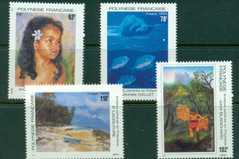 French-Polynesia-1994-Paintings of French Polynesia