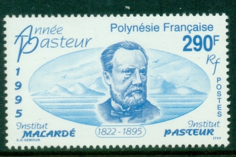 French-Polynesia-1995-Louis Pasteur