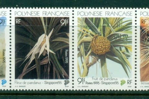 French-Polynesia-1995-Pandanus Plant