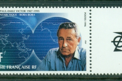 French-Polynesia-1996-Paul-Emile Victor, Explorer