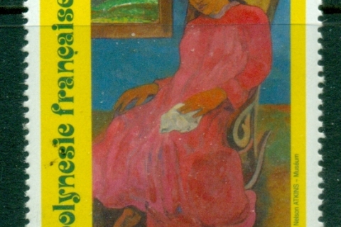 French-Polynesia-1994-painting by Paul Gaugin, Faaturuna