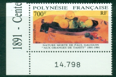 French-Polynesia-1991 Still Life Painting by Paul Gaugin