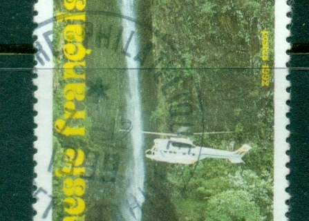 French-Polynesia-1992-Tourism 6f Waterfall