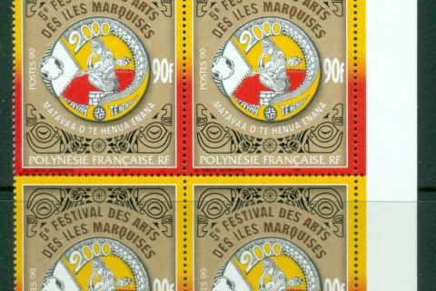 French-Polynesia-1999-Marquesas Is. Arts festival blk4