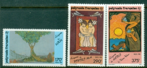 French-Polynesia-1990-Polynesian-Legends-MUH