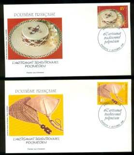 French-Polynesia-2000-Traditional Sports 2xFDC