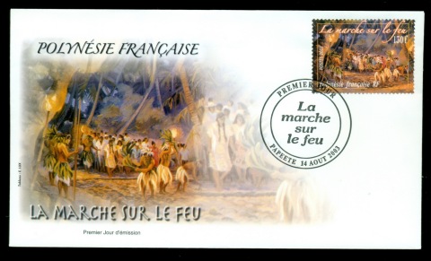 French-Polynesia-2003-Firewalkers FDC