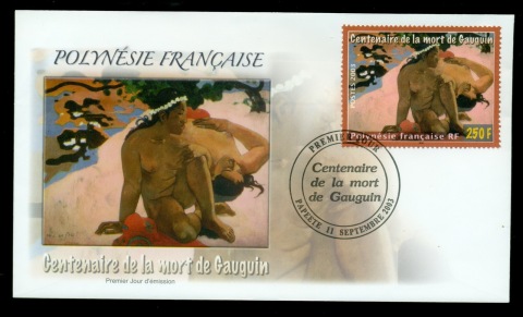 French-Polynesia-2003-Paul Gaugin Death centenary FDC