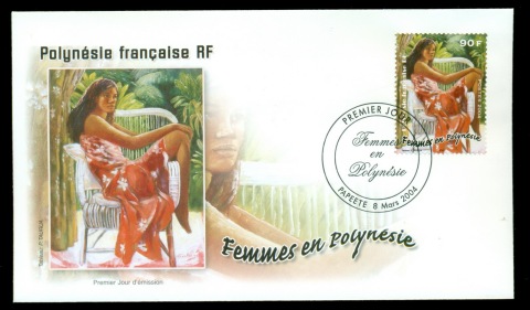 French-Polynesia-2004-Polynesian Women FDC