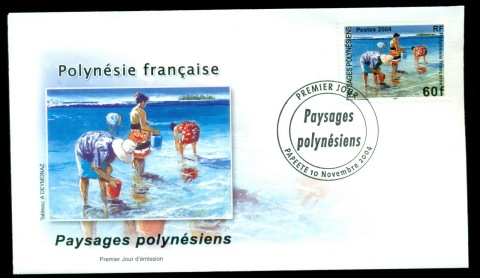 French-Polynesia-2004-Shell Collectors FDC