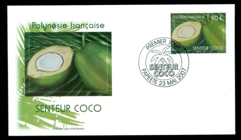 French-Polynesia-2007-Coconut FDC