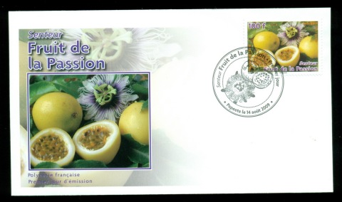 French-Polynesia-2009-Passion Fruit FDC