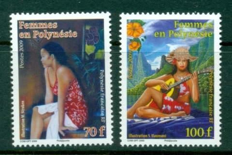 French-Polynesia-2009-Paintings of Polynesian Women