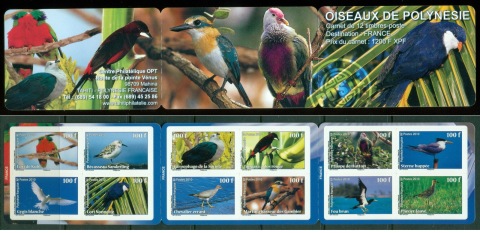 French-Polynesia-2010-Birds P&S booklet