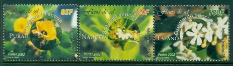 French-Polynesia-2002-Flowers-Hibiscus-MUH