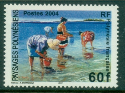 French-Polynesia-2004-Shell-Collectors-MUH