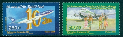 French-Polynesia-2008-Aviation-Anniversaries-MUH