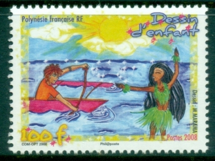 French-Polynesia-2008-Childrens-Stamp-design-Contest-MUH