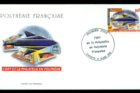French-Polynesia-2000-Postal Service & Stamps FDC