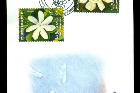 French-Polynesia-2001 Perfume Flowers FDC