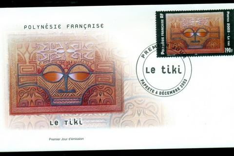 French-Polynesia-2003-Tiki FDC