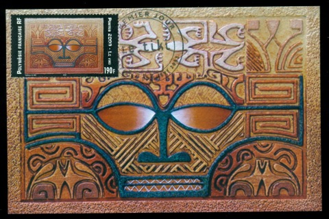 French-Polynesia-2003-Tiki FDC