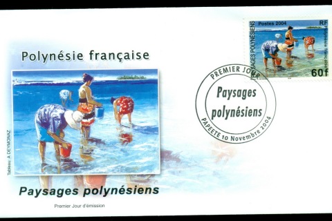 French-Polynesia-2004-Shell Collectors FDC