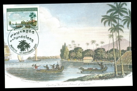 French-Polynesia-2005-O\'Parrey Harbour Maxicard