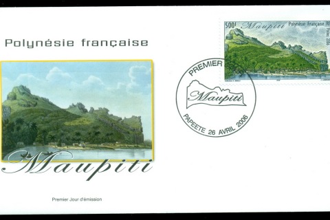French-Polynesia-2006-Views, Maupiti FDC