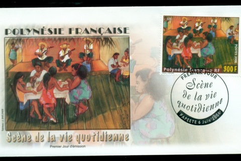 French-Polynesia-2006-Diners & Musicians FDC