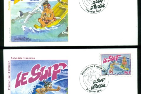 French-Polynesia-2009-Water Activities FDC