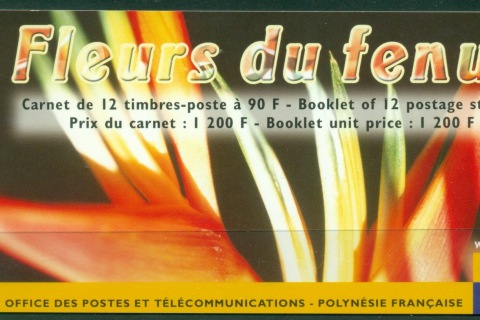 French-Polynesia-2004-Flowers booklet