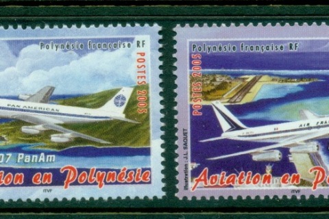 French-Polynesia-2005-Historic Airplanes