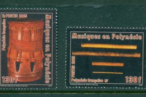 French-Polynesia-2005-Musical Instruments
