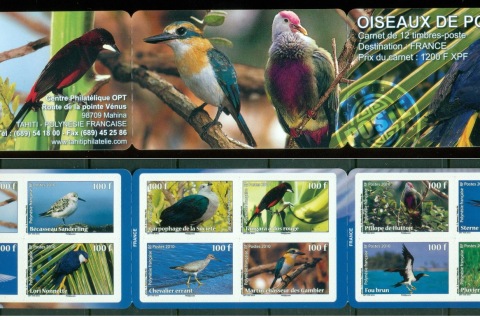 French-Polynesia-2010-Birds P&S booklet