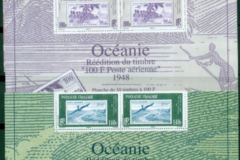 French-Polynesia-2010-Air Post Stamps Anniv. Pr