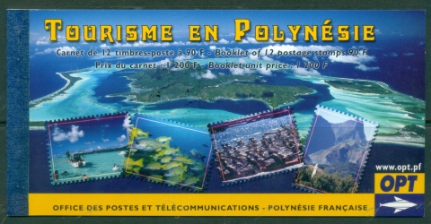 French-Polynesia-2006-Tourism-Views-booklet-2-panes-MUH