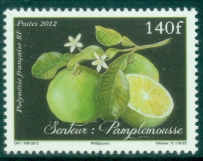 French-Polynesia-2012-Scented-Grapefruit-MUH