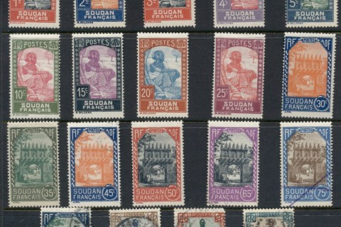 French Sudan 1931-40 Pictorials Asst