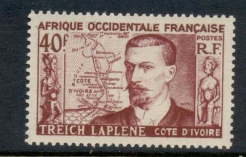 French West Africa 1952 Treich Laplene