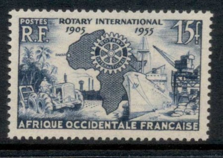 French West Africa 1955 Rotary International